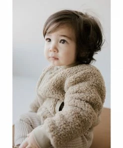 Jamie Kay Theo Teddy Bear Cashew Jacket Outerwear