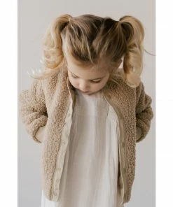 Jamie Kay Theo Teddy Bear Cashew Jacket Outerwear