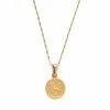 Amano Studio Tiny Zodiac Leo Gold Necklace