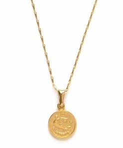 Amano Studio Tiny Zodiac Aquarius Gold Necklace Necklaces