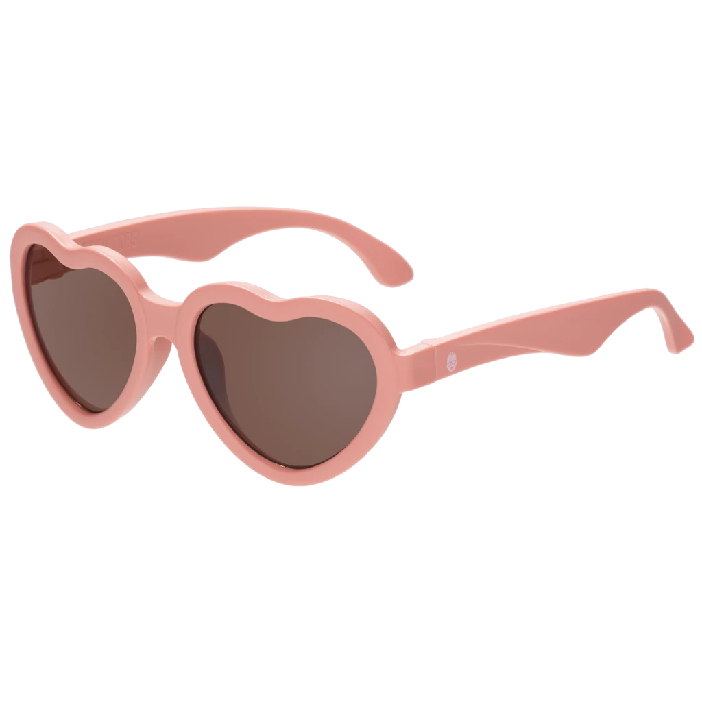 Babiators Can't Heartly Wait Mauve Light Pink Hearts Sunglasses Headwear 3 Babiators Can't Heartly Wait Mauve Light Pink Hearts Sunglasses Headwear