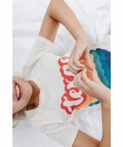 Morado Design Texas Bubble Repeat Natural Organic Tee