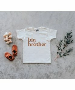 Gladfolk Big Brother Ivory + Caramel Tee Tops