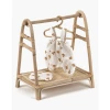Dolls + Plushies Rattan Minikane Clothing Rack + Three Hangers