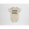 Gladfolk Farmers Are Heroes Organic Cream Onesie