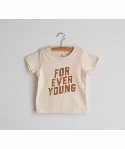 Gladfolk Forever Young Organic Cream Tee Tops