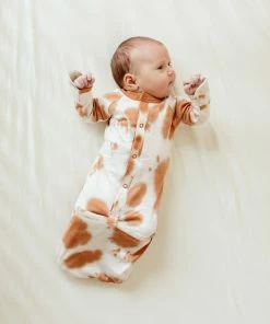 Goumi Kids Red Rock Bamboo Organic Gown