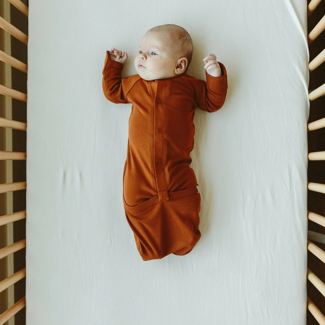 Goumi Kids Sienna Bamboo Organic Gown 3 Goumi Kids Sienna Bamboo Organic Gown