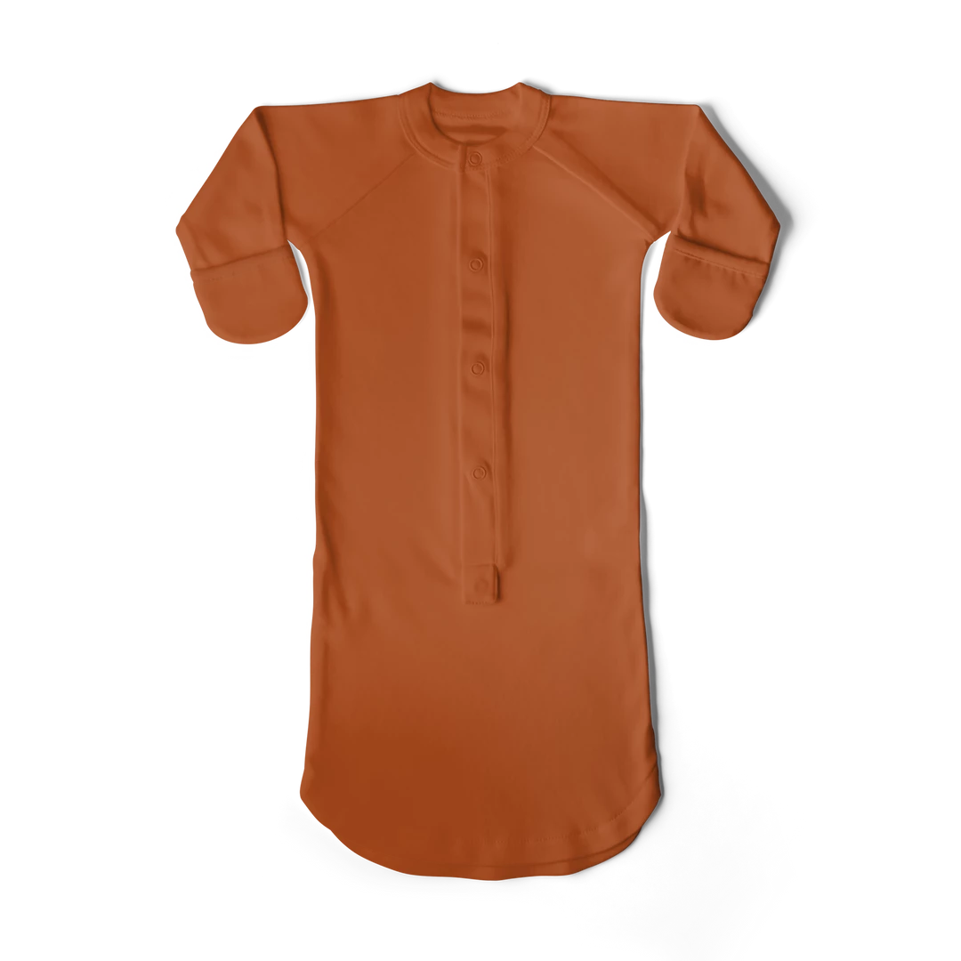 Goumi Kids Sienna Bamboo Organic Gown 7 Goumi Kids Sienna Bamboo Organic Gown