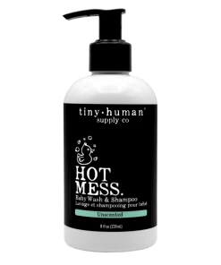 Tiny Human Supply Bath Goods Unscented Hot Mess Shampoo + Baby Wash