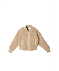 Jamie Kay Theo Teddy Bear Cashew Jacket Outerwear