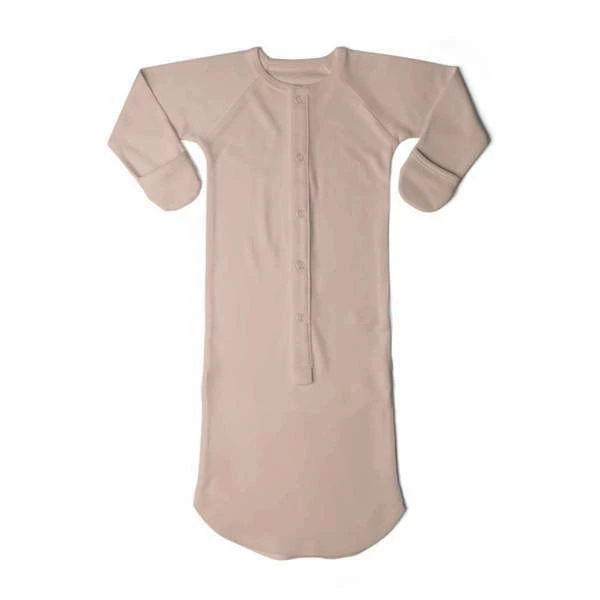Goumi Kids Rose Bamboo Organic Gown 6 Goumi Kids Rose Bamboo Organic Gown
