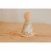 Cutest Little Party # 4 Gold Glitter + Blush Pom Trim + White Glitter Party Hat