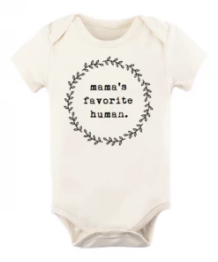 Tenth + Pine Bodysuits Mama's Favorite Human Natural Organic Onesie