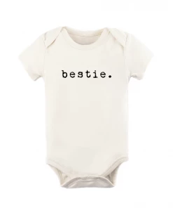 Tenth + Pine Bestie Black + Natural Organic Onesie