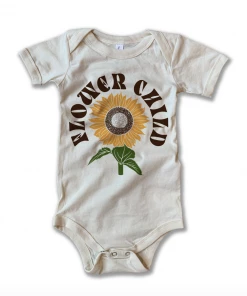 Rivet Apparel Bodysuits Flower Child Vintage Onesie