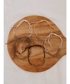 Village Thrive Bracelets Terra Black + Gold Layered Bracelet