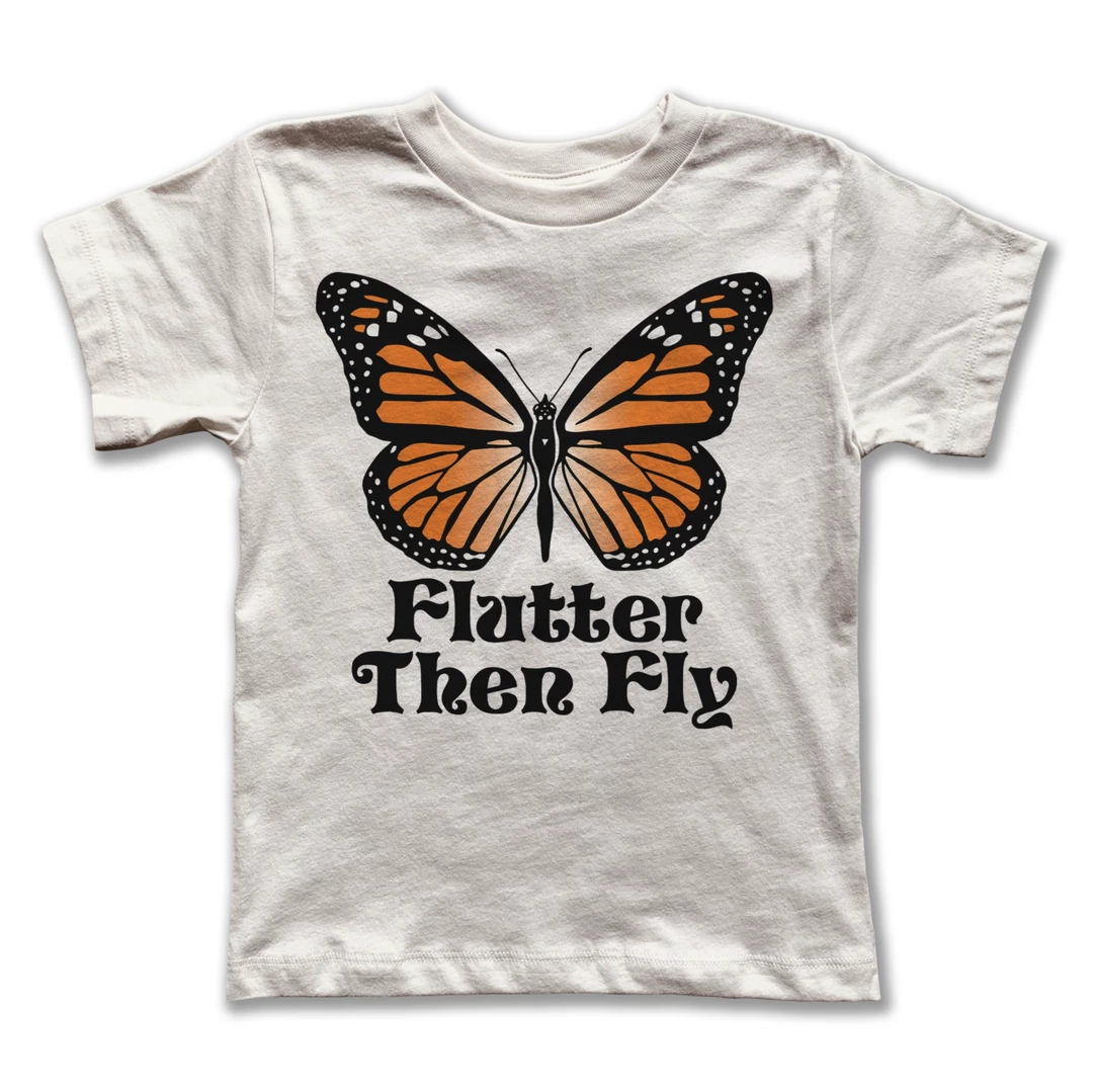 Rivet Apparel Flutter Then Fly Vintage Tee Graphic Tees 3 Rivet Apparel Flutter Then Fly Vintage Tee Graphic Tees