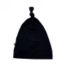Joss + J Black Bamboo Knotted Infant Beanie