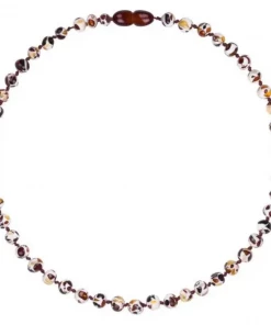 Powell's Owl Amber Baroque Mosaic Necklace