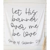 Modern Burlap Swaddles + Blankets Song Of Solomon 2:4 Muslin Swaddle