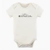 Tenth + Pine Little Miracle Black + Natural Organic Onesie Bodysuits