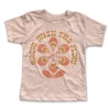 Rivet Apparel Grow With The Flow Tee Vintage Peach Graphic Tees