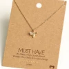 Fame Accessories Necklaces Mini Bee Pendant Necklace 2 Fame Accessories Necklaces Mini Bee Pendant Necklace