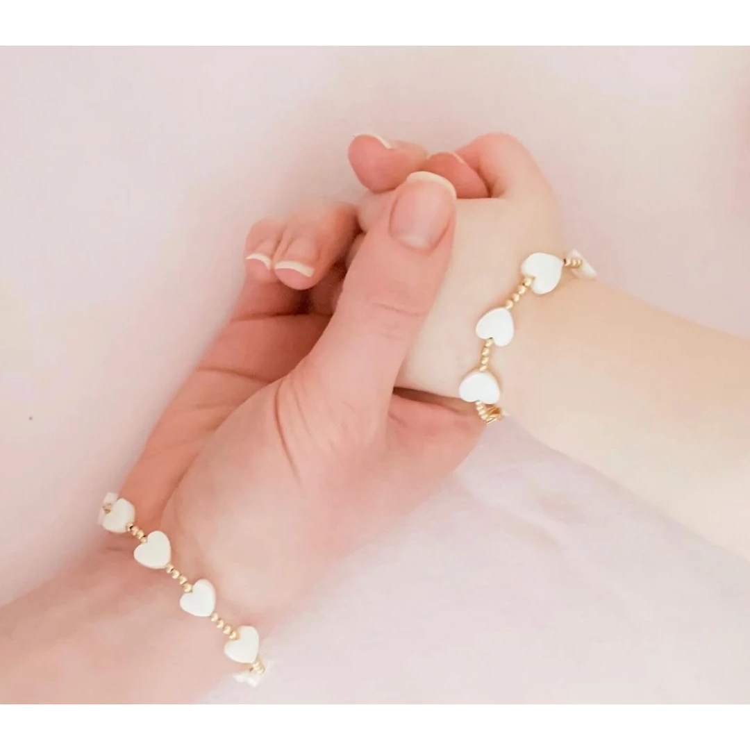 Little Lunds Co Jewelry Love Heart + Gold Bracelet 6 Little Lunds Co Jewelry Love Heart + Gold Bracelet