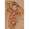 Liberty Floral Bamboo Knotted Gown - Arrows & Bow X Joss + J Preemie + Newborn