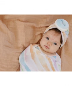 Sunset Stripes Knotted Turban Hat - Arrows & Bow X Joss + J