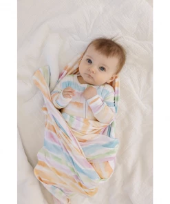 Sleepers Sunset Stripe Bamboo Zip Sleeper - Arrows & Bow X Joss + J