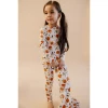 Two-Piece Sets Orange Blossom Bamboo Lounge Set - Arrows & Bow X Joss + J
