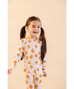 Oranges Bamboo Lounge Set - Arrows & Bow X Joss + J Two-Piece Sets