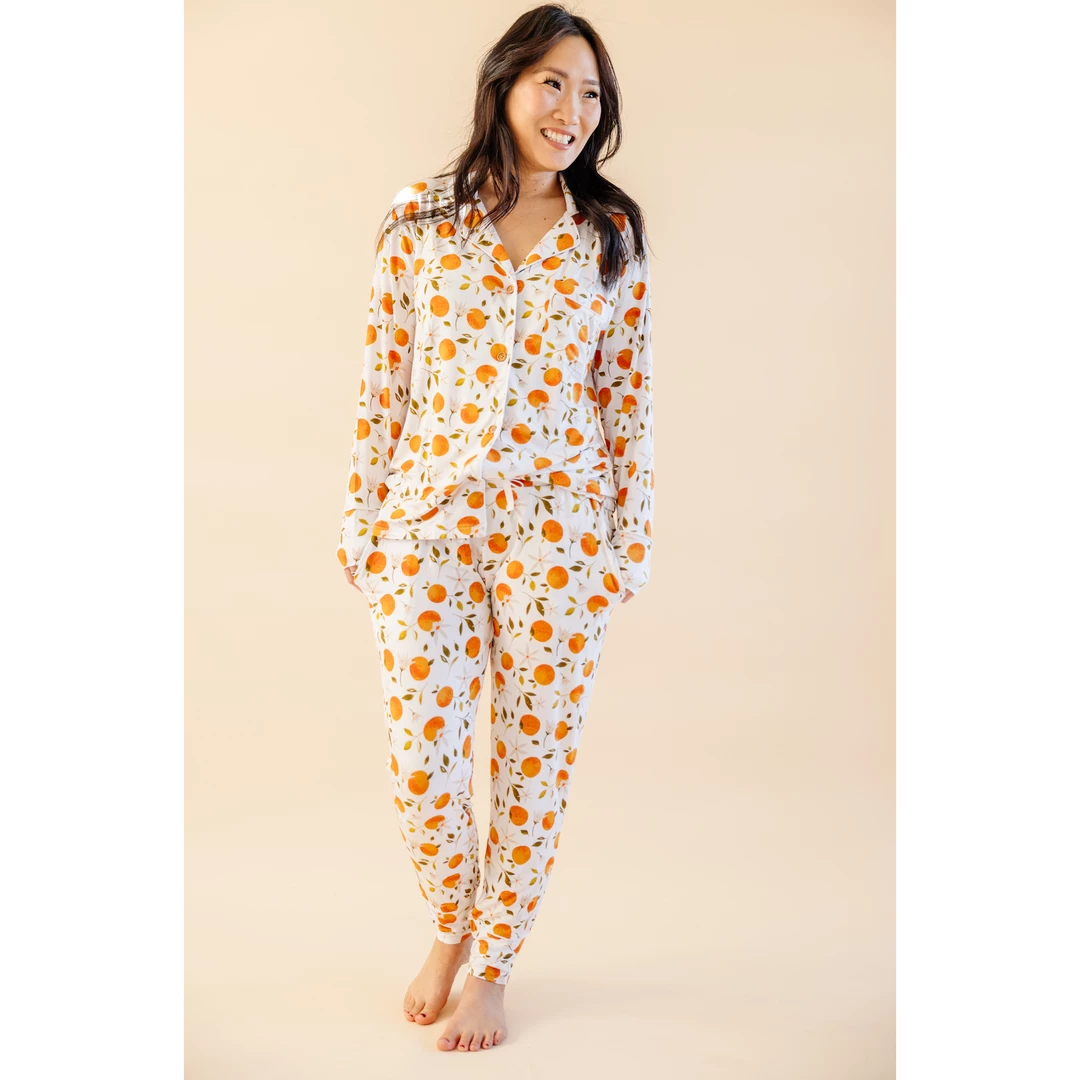 Orange Blossom Bamboo Women's Luxe Lounge Set - Arrows & Bow X Joss + J Sets 5 Orange Blossom Bamboo Women's Luxe Lounge Set - Arrows & Bow X Joss + J Sets