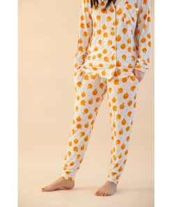 Sets Oranges Bamboo Women's Luxe Lounge Set - Arrows & Bow X Joss + J