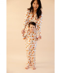 Orange Blossom Bamboo Women's Luxe Lounge Set - Arrows & Bow X Joss + J Sets