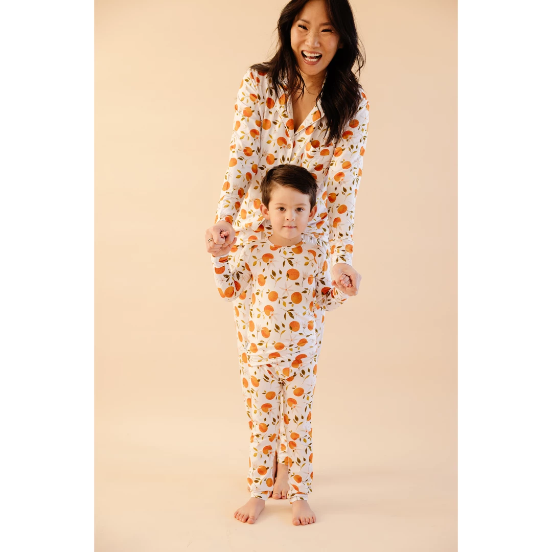 Orange Blossom Bamboo Women's Luxe Lounge Set - Arrows & Bow X Joss + J Sets 4 Orange Blossom Bamboo Women's Luxe Lounge Set - Arrows & Bow X Joss + J Sets