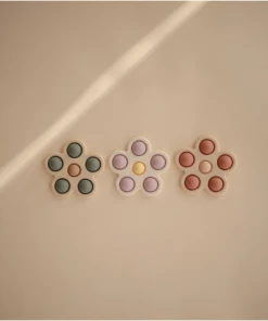 Mushie Dried Thyme + Natural + Shifting Sand Flower Press Toy Toys