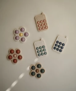 Mushie Dried Thyme + Natural + Shifting Sand Flower Press Toy Toys