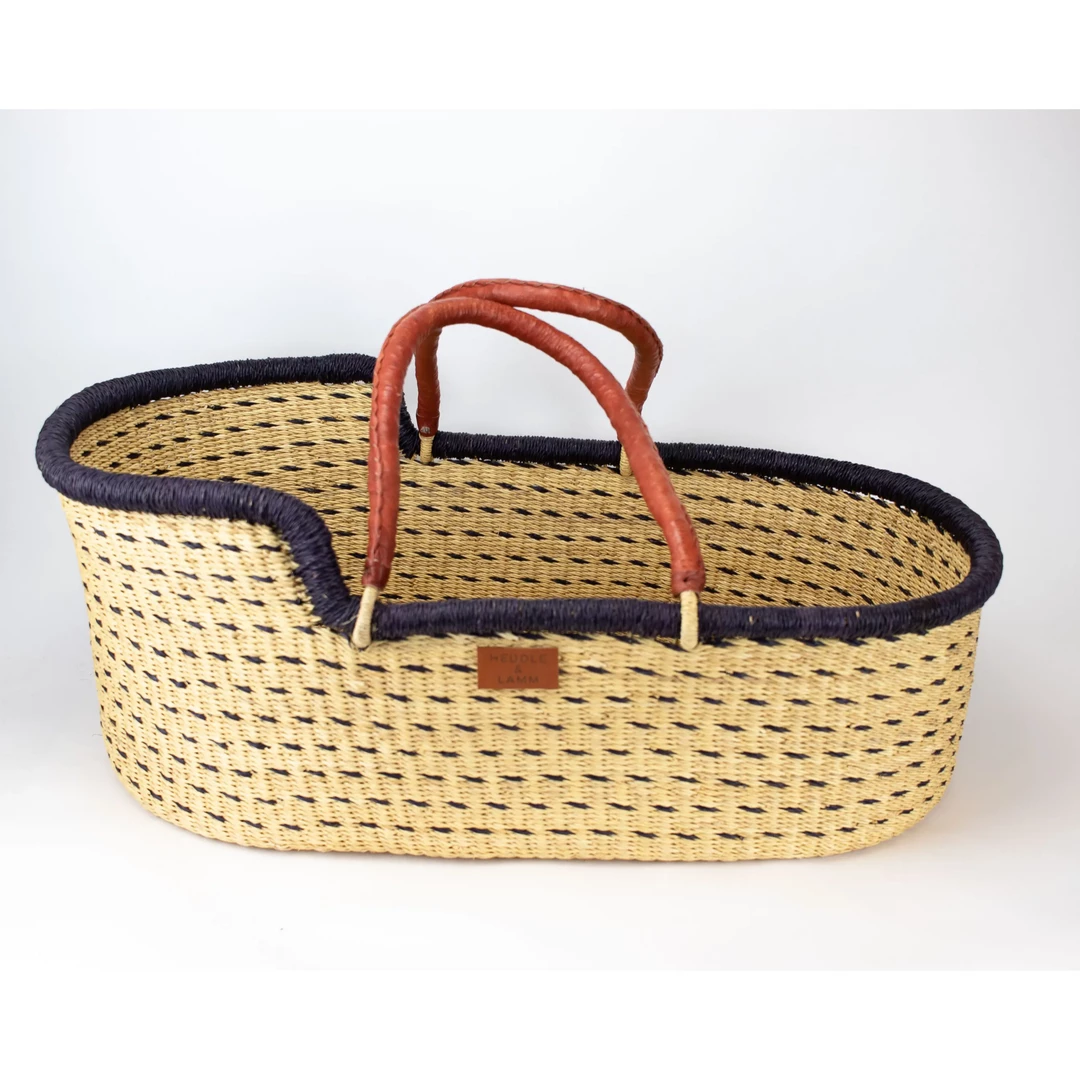 Heddle + Lamm Kobi Moses Basket Bedding 3 Heddle + Lamm Kobi Moses Basket Bedding