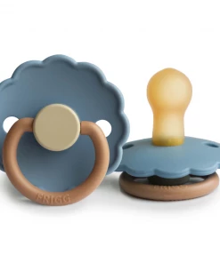 Frigg Breeze Color Block Daisy Natural Pacifier Pacifier Goods