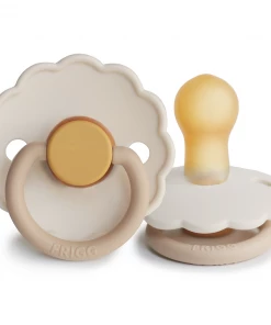 Frigg Chamomile Color Block Daisy Natural Pacifier Pacifier Goods