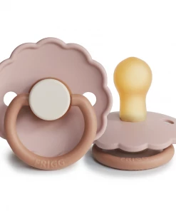 Frigg Biscuit Color Block Daisy Natural Pacifier
