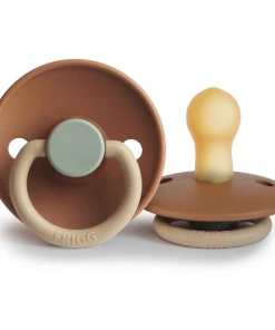 Frigg Pacifier Goods Safari Color Block Natural Pacifier