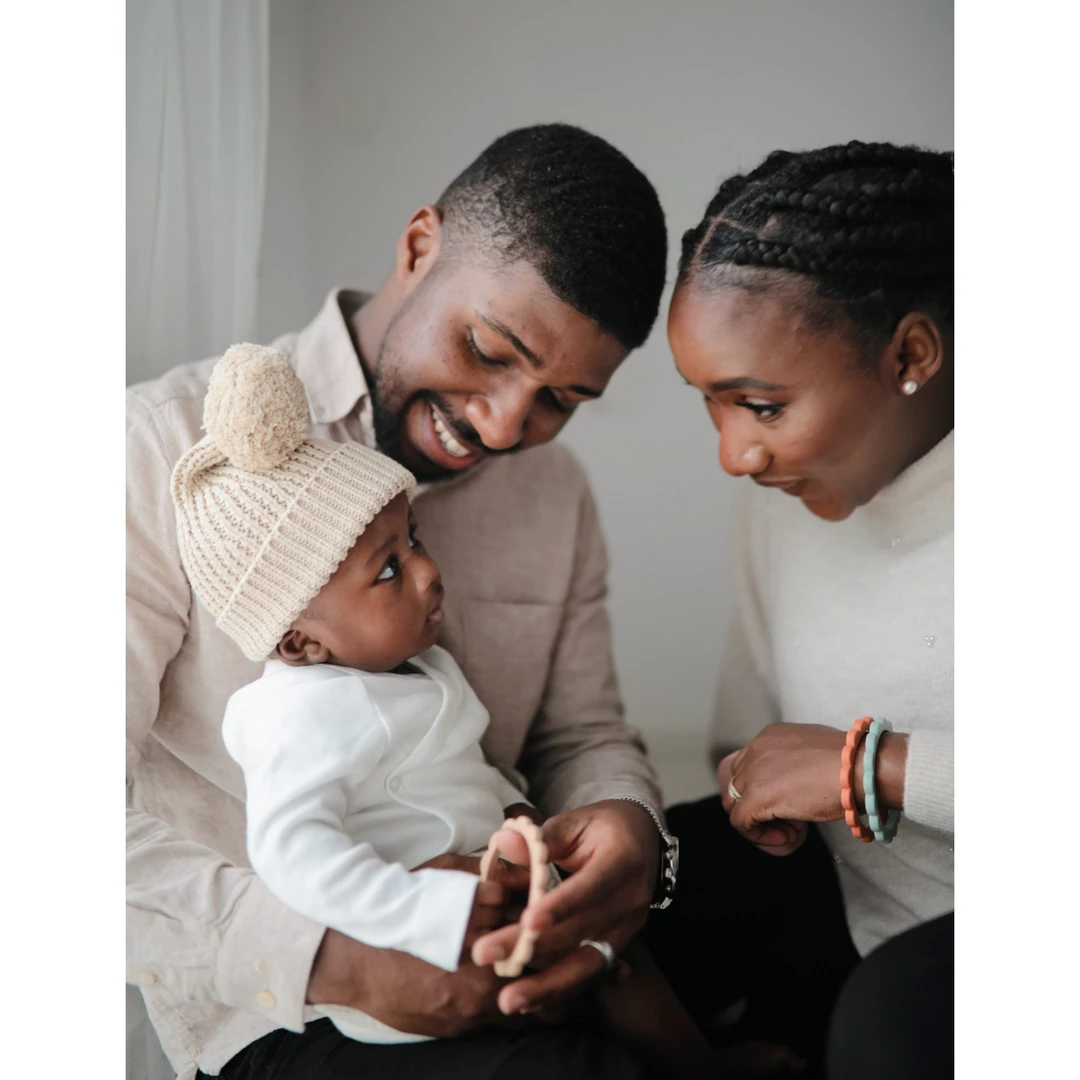 Mushie Toys Dried Thyme + Berry + Natural Flower Teething Bracelet Set 4 Mushie Toys Dried Thyme + Berry + Natural Flower Teething Bracelet Set