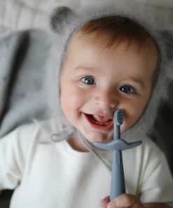 Mushie Tradewinds Blue Star Training Toothbrush