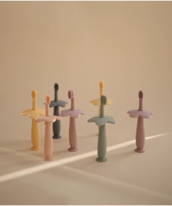 Mushie Tradewinds Blue Star Training Toothbrush