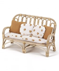 Double Minikane Rattan Bench Dolls + Plushies