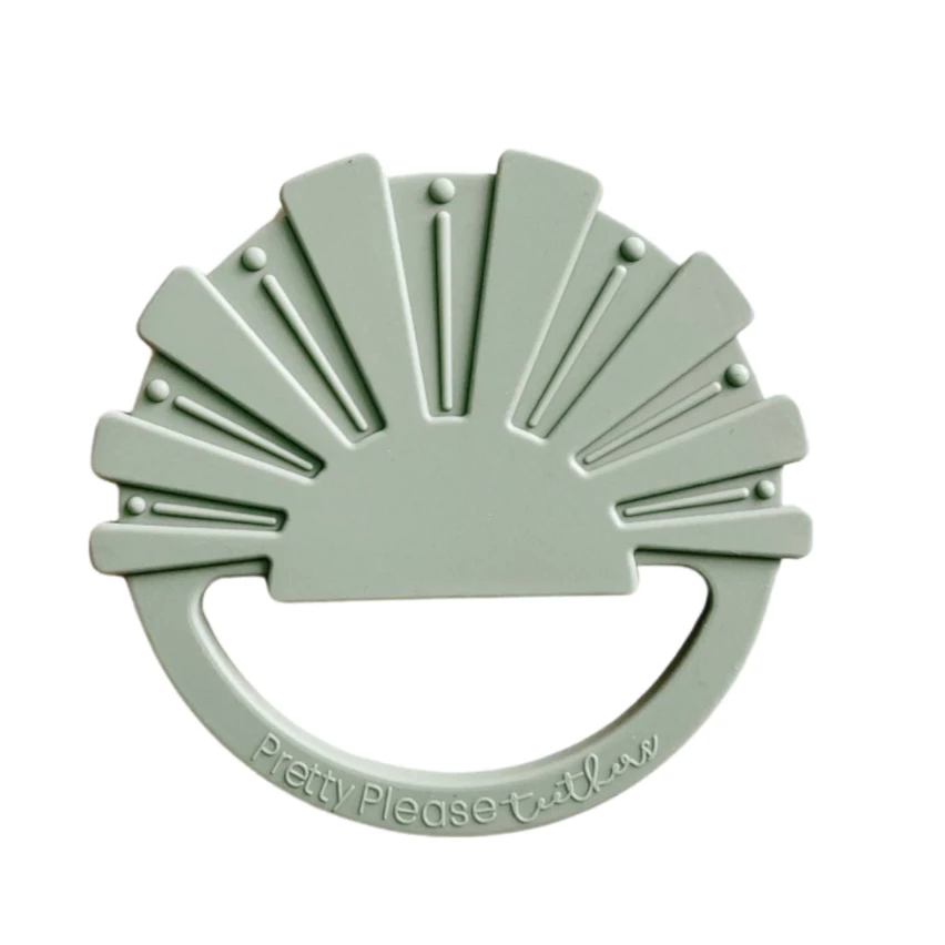 Pretty Please Teethers Eucalyptus Sunshine Teether Toy Toys 3 Pretty Please Teethers Eucalyptus Sunshine Teether Toy Toys